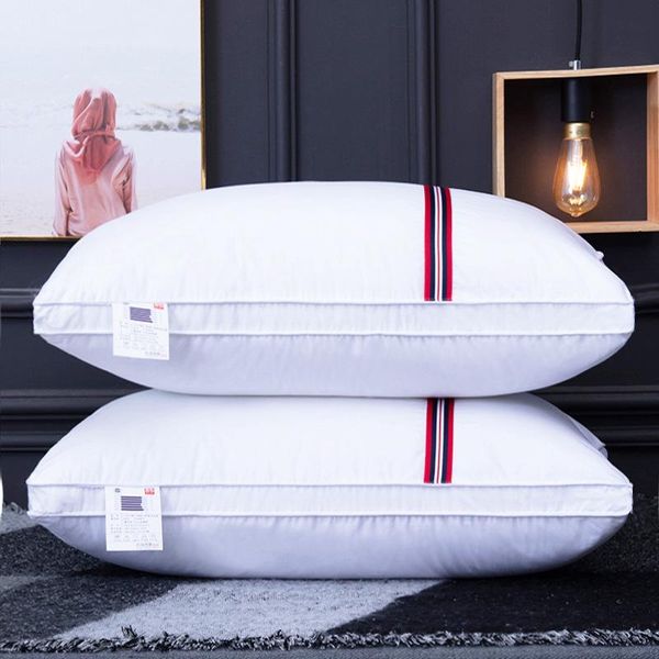 white soft feather fabric pillow sleep stretch neck for sleeping el standard and home supplies bed 48*74
white soft feather fabric pillow sleep stretch neck for sleeping el standard and home supplies bed 48*74