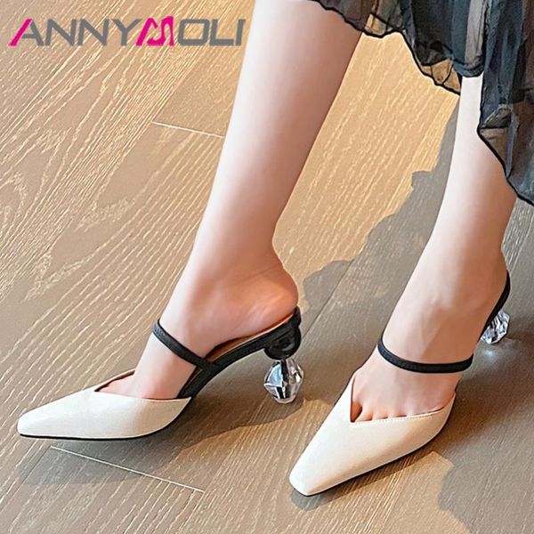 dress shoes annymoli mules woman real leather high heels crystal strange style heel pumps square toe female footwear white big size 40, Black
dress shoes annymoli mules woman real leather high heels crystal strange style heel pumps square toe female footwear white big size 40, Black