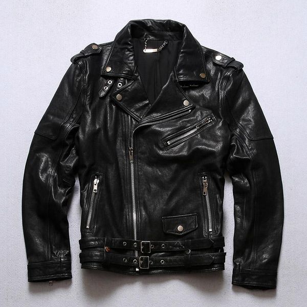 men's leather & faux lz450 rockcanroll super quality coat genuine cow cowhide stylish durable vintage jacket, Black
men's leather & faux lz450 rockcanroll super quality coat genuine cow cowhide stylish durable vintage jacket, Black