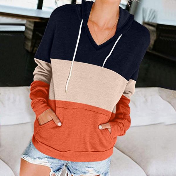 women's hoodies & sweatshirts women patchwork hoodie spring autumn slim hooded jacket fashion long sleeve drawstring pocket 2021, Black
women's hoodies & sweatshirts women patchwork hoodie spring autumn slim hooded jacket fashion long sleeve drawstring pocket 2021, Black