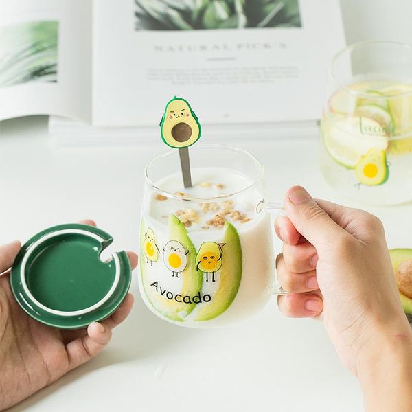 wine glasses the avocado green glass cup creative mark transparent covered spoon handle tea heat-resistant household milk
wine glasses the avocado green glass cup creative mark transparent covered spoon handle tea heat-resistant household milk