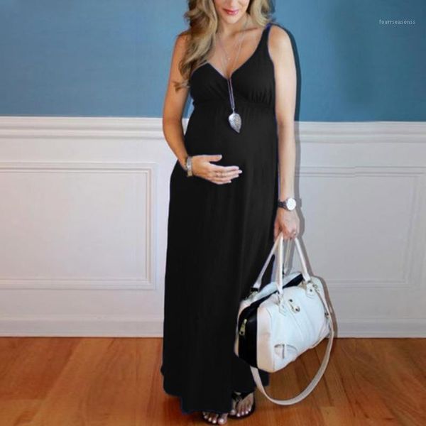 maternity dresses women sleeveless pregnancy dress solid summer soft gown elegant vestidos for pregnant ladies long1, White
maternity dresses women sleeveless pregnancy dress solid summer soft gown elegant vestidos for pregnant ladies long1, White