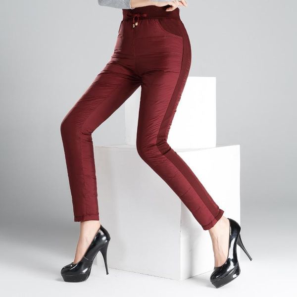 women's pants & capris winter waterproof down women double face padded pencil slim elastic thick 80% duck trousers ladies pt-400, Black;white
women's pants & capris winter waterproof down women double face padded pencil slim elastic thick 80% duck trousers ladies pt-400, Black;white
