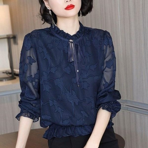 fashion women spring summer chiffon blouses women casual long sleeve hollow out lace loose shirt women blusas df3593 210317, White
fashion women spring summer chiffon blouses women casual long sleeve hollow out lace loose shirt women blusas df3593 210317, White