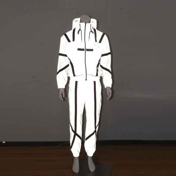 stage wear fashion hip-hop clothing men's reflective hooded jacket overalls catwalk jazz costume modern dancing clothes xs2912, Black;red
stage wear fashion hip-hop clothing men's reflective hooded jacket overalls catwalk jazz costume modern dancing clothes xs2912, Black;red