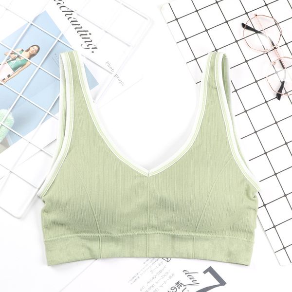 Women Tube Top Seamless Bra Camisole Wire Free Underwear Bandeau Elastic Streetwear Sport Camis Bra, Khaki
Women Tube Top Seamless Bra Camisole Wire Free Underwear Bandeau Elastic Streetwear Sport Camis Bra, Khaki