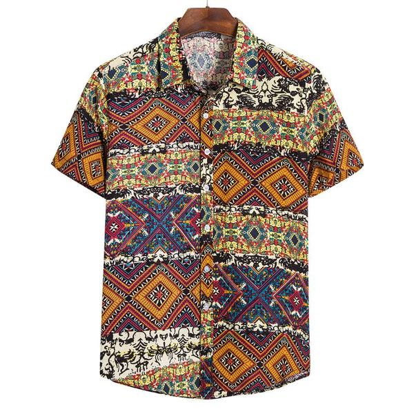 men's casual shirts 2021 t men bohemian printing bandana vintage folk style wholesale item large size short-sleeved fashion shirt summe, White;black
men's casual shirts 2021 t men bohemian printing bandana vintage folk style wholesale item large size short-sleeved fashion shirt summe, White;black