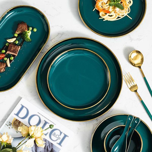 dishes & plates 7/8/10inch ceramic dinner set steak dessert plate green dinnerware for family el kitchen
dishes & plates 7/8/10inch ceramic dinner set steak dessert plate green dinnerware for family el kitchen