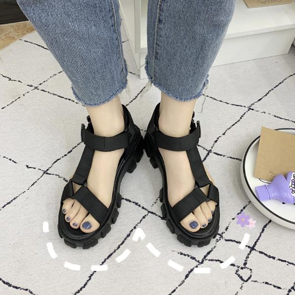 sagace summer woman shoes ladies thick-soled slopes magic paste muffins platform casual roman sports sandals, Black
sagace summer woman shoes ladies thick-soled slopes magic paste muffins platform casual roman sports sandals, Black