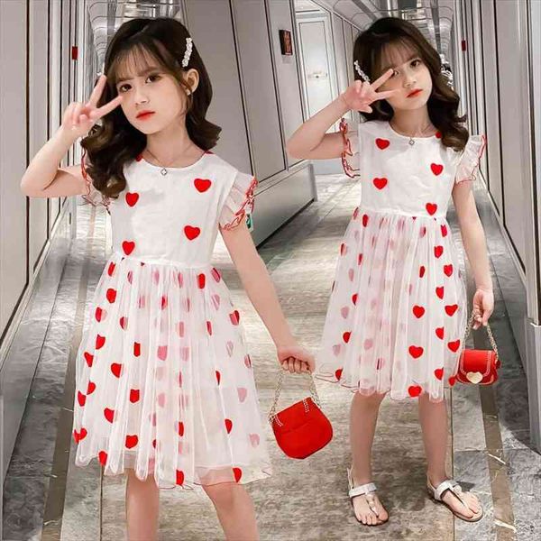 summer dress for girls 3 to 12 years children flying sleeve love heart embroidery mesh princess birtyday party dresses, Red;yellow
summer dress for girls 3 to 12 years children flying sleeve love heart embroidery mesh princess birtyday party dresses, Red;yellow