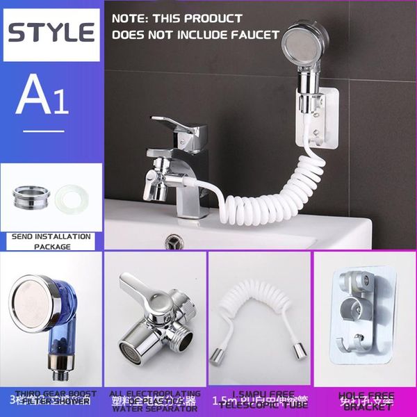 bath accessory set sprinkler+base+hose+valve faucet extension shower external shampoo artifact, single cut diverter rinser#22
bath accessory set sprinkler+base+hose+valve faucet extension shower external shampoo artifact, single cut diverter rinser#22