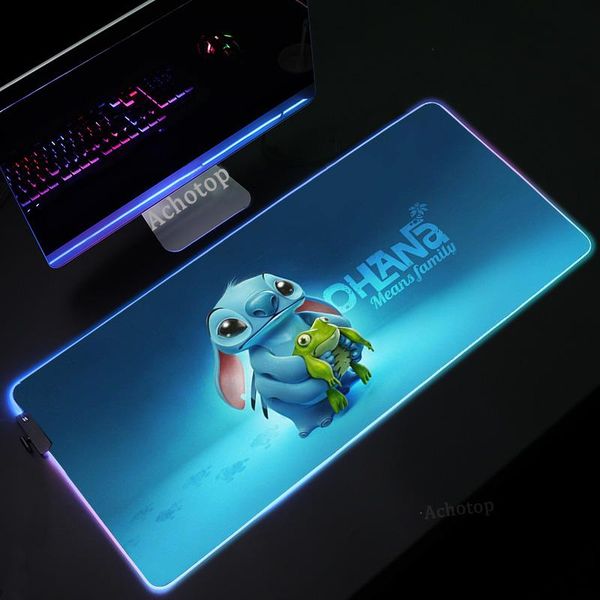 mouse pads & wrist rests stitch colorful light extended large pad rgb gaming mousepad cushion anime keyboard carpet mat for cs dota xxl
mouse pads & wrist rests stitch colorful light extended large pad rgb gaming mousepad cushion anime keyboard carpet mat for cs dota xxl