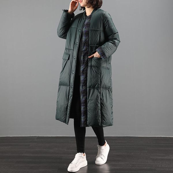 leather female jacket plus literary loose retro chess seam long white duck down winter coat k1188 1ri5, Black
leather female jacket plus literary loose retro chess seam long white duck down winter coat k1188 1ri5, Black