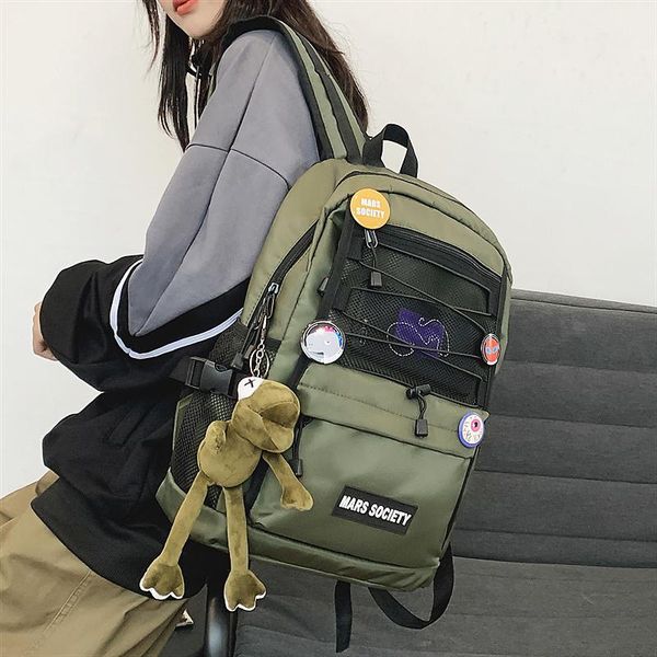 backpack fashion brand street high school high-capacity computer bag female campus wild college student
backpack fashion brand street high school high-capacity computer bag female campus wild college student