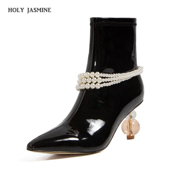 boots 2021 autumn and winter high-heeled women's beading strap chain punk s black fashion color matching heels ankle
boots 2021 autumn and winter high-heeled women's beading strap chain punk s black fashion color matching heels ankle