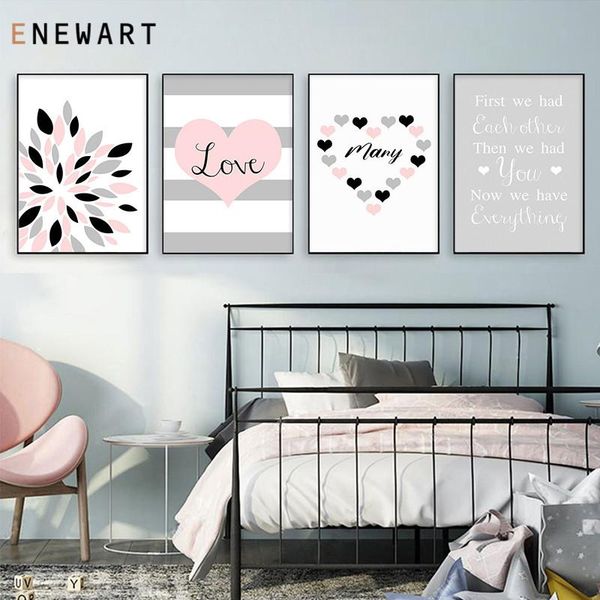 paintings pink heart nursery baby girl room wall art decor family quote child canvas poster custom name painting nordic minimalist picture
paintings pink heart nursery baby girl room wall art decor family quote child canvas poster custom name painting nordic minimalist picture