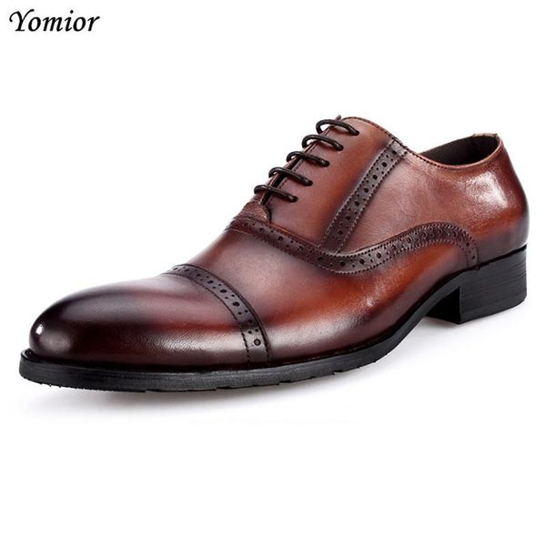 dress shoes fashion men genuine leather brogue men's business casual classic gentleman office wedding, Black
dress shoes fashion men genuine leather brogue men's business casual classic gentleman office wedding, Black