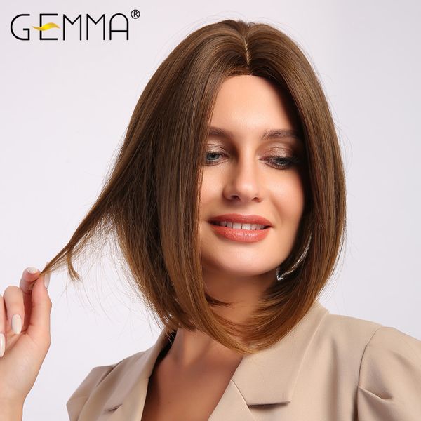 middle part synthetic hair wigs natural short straight brown bob wigs for women afro cosplay part high temperature fiber, Black
middle part synthetic hair wigs natural short straight brown bob wigs for women afro cosplay part high temperature fiber, Black