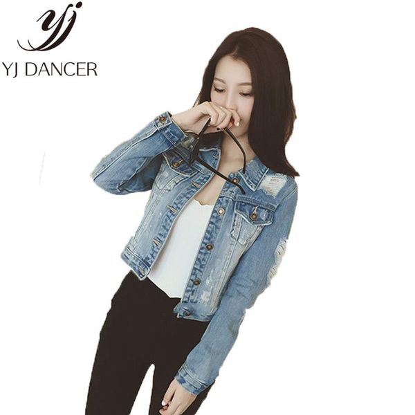women's jackets 2021 spring autumn plus size fashion women casual slim hole frayed vintage street style denim jacket female coat ljj009, Black;brown
women's jackets 2021 spring autumn plus size fashion women casual slim hole frayed vintage street style denim jacket female coat ljj009, Black;brown