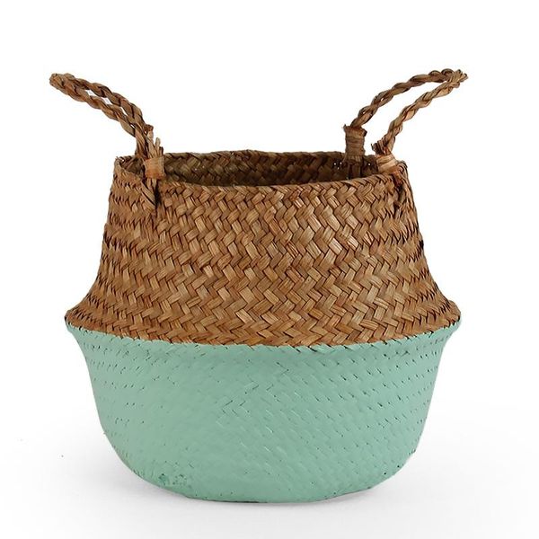 storage baskets seaweed hand-woven basket flower pot plant boho decor breathable green grey black white
storage baskets seaweed hand-woven basket flower pot plant boho decor breathable green grey black white