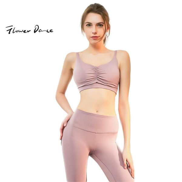 gym clothing flowerdance fitness running sports bra underwear women cotton wear bras for, White;black 
gym clothing flowerdance fitness running sports bra underwear women cotton wear bras for, White;black