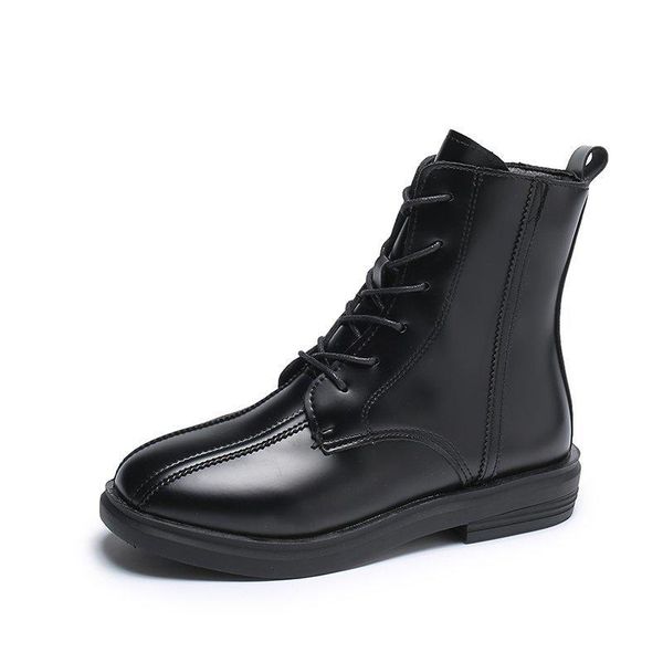 autumn korean version of the net red british style fashion square heel women's short boots, Black
autumn korean version of the net red british style fashion square heel women's short boots, Black