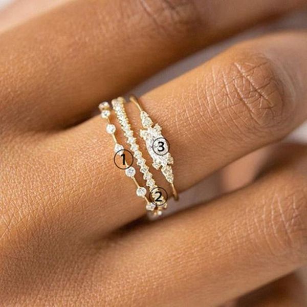 cluster rings delicate simple gold filled zircon for women wedding bands cute birthday elegant daily wearable fashion jewelry luxury, Golden;silver
cluster rings delicate simple gold filled zircon for women wedding bands cute birthday elegant daily wearable fashion jewelry luxury, Golden;silver