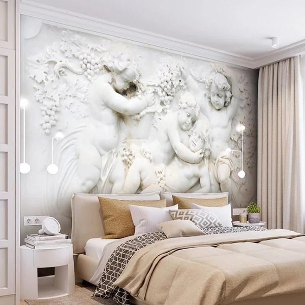 custom po wallpaper living room bedroom decor 3d stereoscopic relief plaster european small angel sculpture mural waterproof wallpapers
custom po wallpaper living room bedroom decor 3d stereoscopic relief plaster european small angel sculpture mural waterproof wallpapers