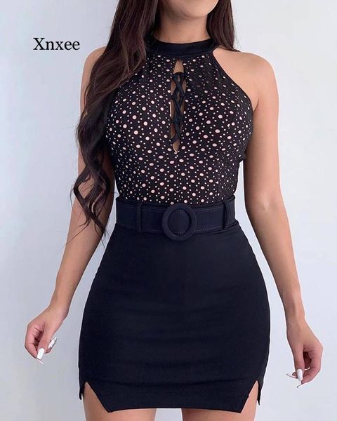 skirts piece sets print vest set suit dot waist laceup slit polka high clothing mini summer outfits skirt women 2 halter s, Black
skirts piece sets print vest set suit dot waist laceup slit polka high clothing mini summer outfits skirt women 2 halter s, Black