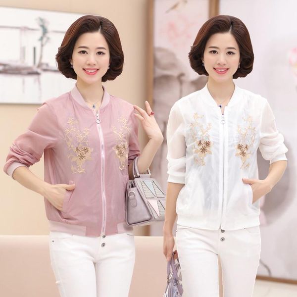 women's jackets 2021 spring autumn middle age women sun protect floral print jacket female zipper up long sleeve plus size coat outwear, Black;brown
women's jackets 2021 spring autumn middle age women sun protect floral print jacket female zipper up long sleeve plus size coat outwear, Black;brown