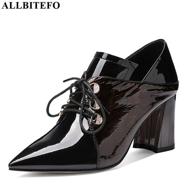 dress shoes allbitefo high heel frenulum spring autumn real genuine leather women heels fashion mixed colors office ladies, Black
dress shoes allbitefo high heel frenulum spring autumn real genuine leather women heels fashion mixed colors office ladies, Black