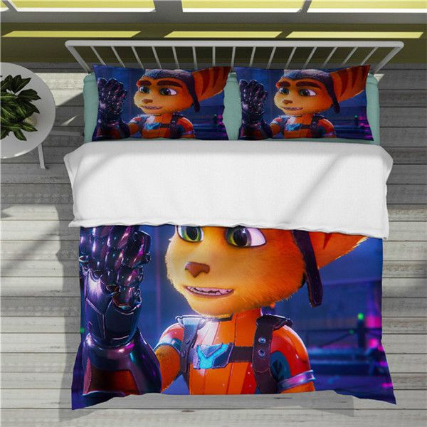 popular animation series ratchet clank 3d printing colorful bedding sets duvet cover-79
popular animation series ratchet clank 3d printing colorful bedding sets duvet cover-79