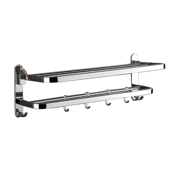towel racks stainless steel wall mounted foldable bath rack rail holder punch-bathroom storage shelf with 4 sliding hooks
towel racks stainless steel wall mounted foldable bath rack rail holder punch-bathroom storage shelf with 4 sliding hooks