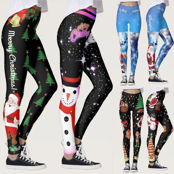 women's leggings for fitness casual christmas printed leggins elastic tight sports running pants seamless, Black
women's leggings for fitness casual christmas printed leggins elastic tight sports running pants seamless, Black