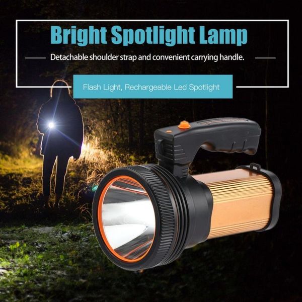 portable searchlight rechargeable high power super bright led spotlights camping flash light spotlight lamp us plug torches
portable searchlight rechargeable high power super bright led spotlights camping flash light spotlight lamp us plug torches