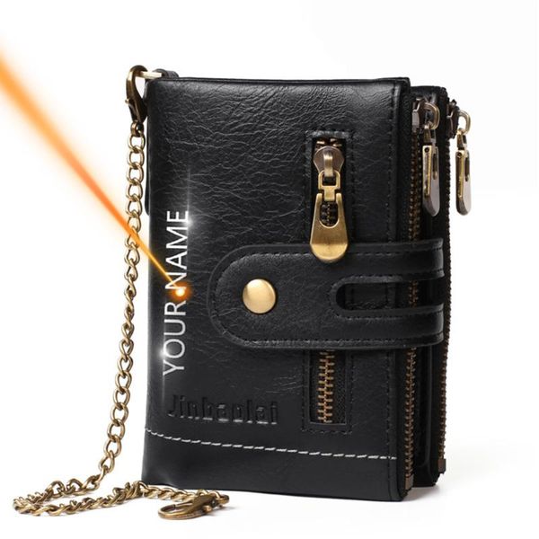 wallets jinbaolai men name customized chain short card holder male purse coin for boy, Red;black
wallets jinbaolai men name customized chain short card holder male purse coin for boy, Red;black