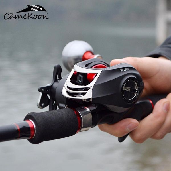 baitcasting reels camekoon low profile fishing reel 6kg max drag 14+1 bearings 6.3:1 high speed baitcaster
baitcasting reels camekoon low profile fishing reel 6kg max drag 14+1 bearings 6.3:1 high speed baitcaster