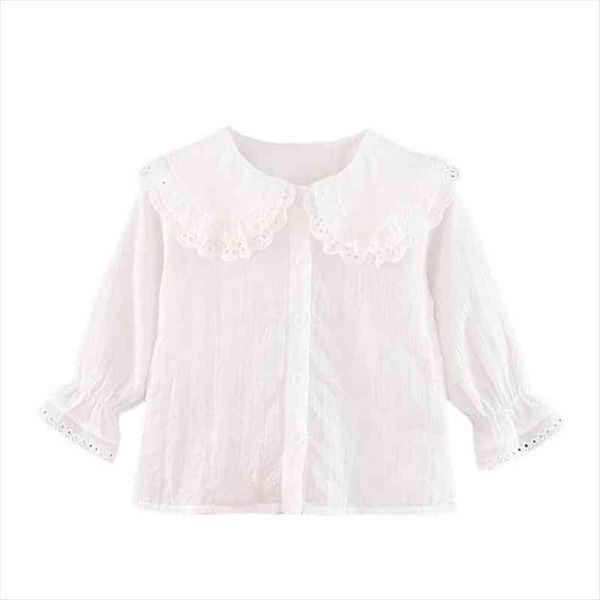 girls baby blouse white shirts cotton lace shirt autumn long sleeve turn-down collar child kids toddler, White;black
girls baby blouse white shirts cotton lace shirt autumn long sleeve turn-down collar child kids toddler, White;black