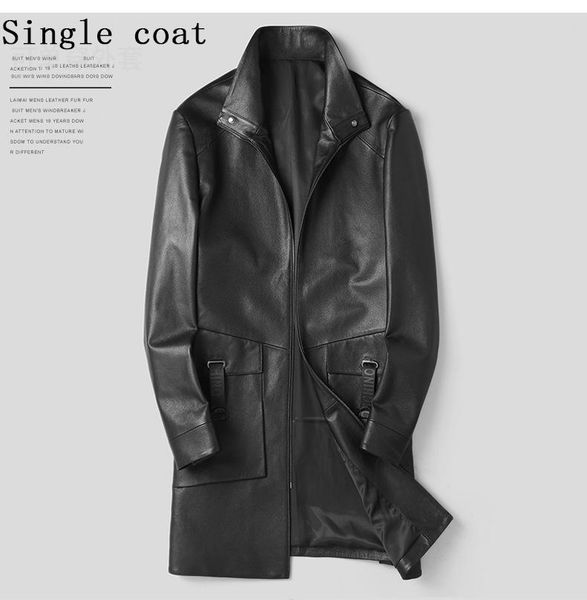 men's leather & faux genuine down jacket plus size 5xl winter real jackets for men outwear jaqueta de couro lm-181900, Black
men's leather & faux genuine down jacket plus size 5xl winter real jackets for men outwear jaqueta de couro lm-181900, Black