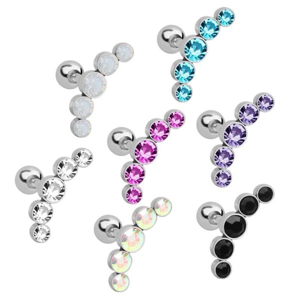 stud 7 colors 316l stainless steel crystal cz gem tragus barbell orelha ear earring piercing women jewelry, Golden;silver
stud 7 colors 316l stainless steel crystal cz gem tragus barbell orelha ear earring piercing women jewelry, Golden;silver