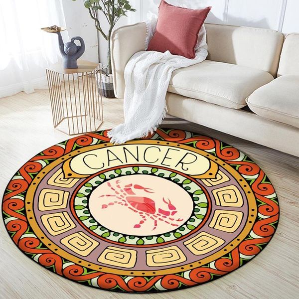 carpets 12 constellation cancer round floor mat flannel anti-slip carpet durable bedroom home room decoration living
carpets 12 constellation cancer round floor mat flannel anti-slip carpet durable bedroom home room decoration living