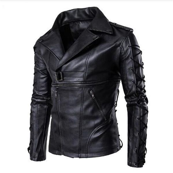 men's fur & faux 2021 man multi-zipper drawstring sleeve leather jackets pu jaqueta masculinas jacket men black motorcycle
men's fur & faux 2021 man multi-zipper drawstring sleeve leather jackets pu jaqueta masculinas jacket men black motorcycle