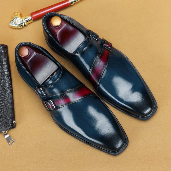 men dress shoes leather genuine mens wedding loafers monk strap black blue casual business shoes slip on party shoes footwear
men dress shoes leather genuine mens wedding loafers monk strap black blue casual business shoes slip on party shoes footwear