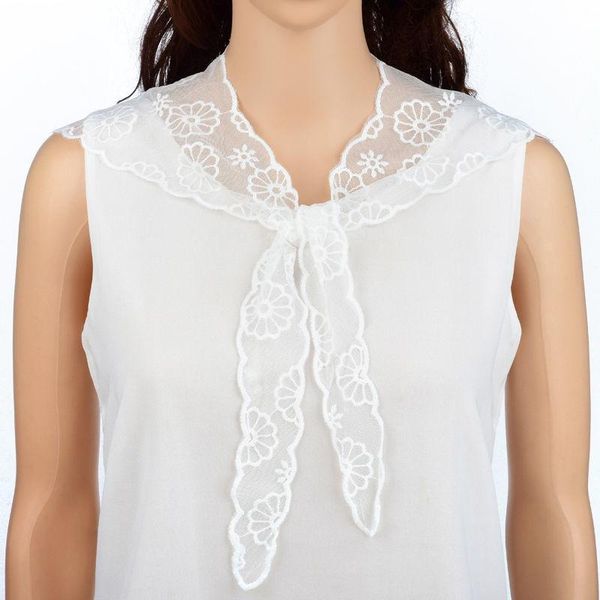 scarves korean breathable sunscreen lace shawl women's cloak spring summer bow ruffle false collar doll pullover neck guard scarf p85, Blue;gray
scarves korean breathable sunscreen lace shawl women's cloak spring summer bow ruffle false collar doll pullover neck guard scarf p85, Blue;gray