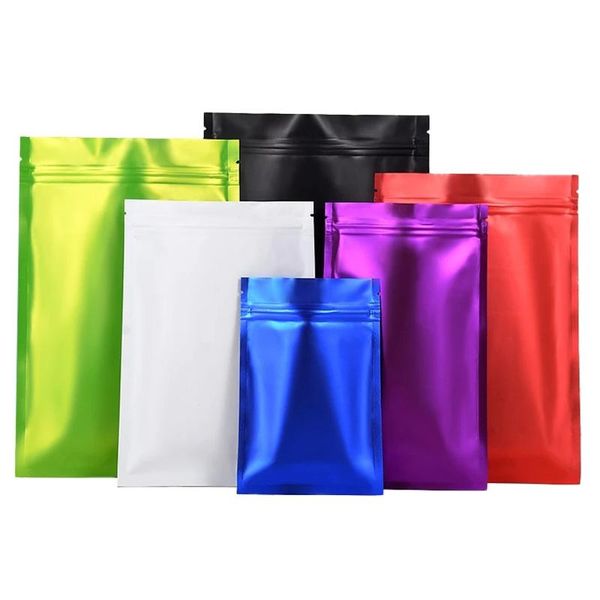 gift wrap 100pcs matte aluminum mylar foil grip seal bag resealable reusable tear notch snack candy tea coffee pack pouches
gift wrap 100pcs matte aluminum mylar foil grip seal bag resealable reusable tear notch snack candy tea coffee pack pouches