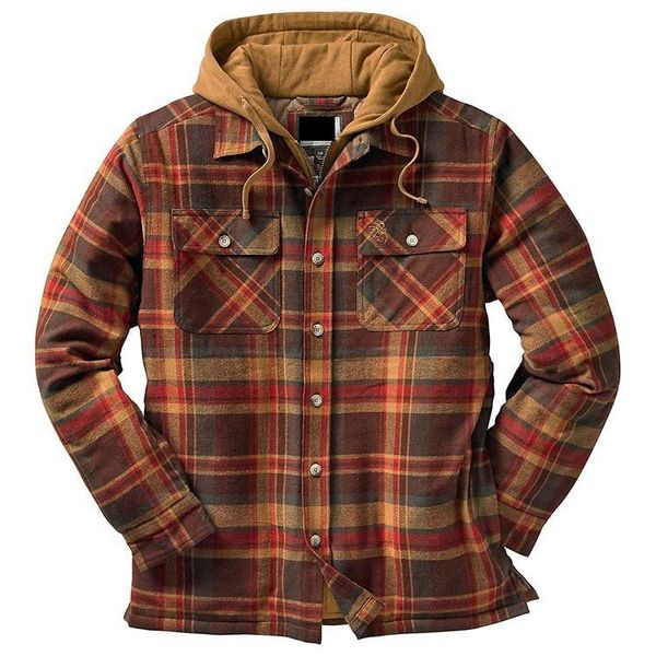 men's jackets explosive clothing european american autumn and winter models thick cotton plaid long-sleeved loose hooded jacket, Black;brown
men's jackets explosive clothing european american autumn and winter models thick cotton plaid long-sleeved loose hooded jacket, Black;brown