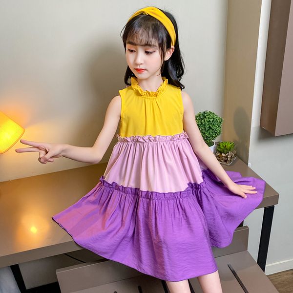 beautiful girls clothes colorful girls dresses cotton patchwork color block sleeveless dress ribbon bow beach princess dresses, White
beautiful girls clothes colorful girls dresses cotton patchwork color block sleeveless dress ribbon bow beach princess dresses, White