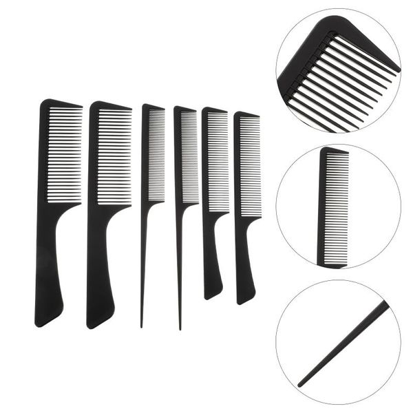 hair brushes 6pcs comb hairdressing cutting anti-static care styling tool, Silver
hair brushes 6pcs comb hairdressing cutting anti-static care styling tool, Silver