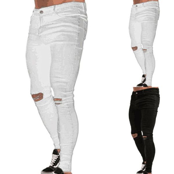 men's jeans mens skinny pencil pants hole fashion male clothing 2021 summer destroyed ripped stretch denim slim fit trousers, Blue
men's jeans mens skinny pencil pants hole fashion male clothing 2021 summer destroyed ripped stretch denim slim fit trousers, Blue