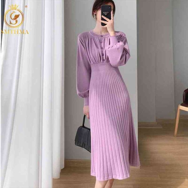 women knitted dress autumn and winter slim waist temperament lantern sleeve sweater long dress, Black;gray
women knitted dress autumn and winter slim waist temperament lantern sleeve sweater long dress, Black;gray
